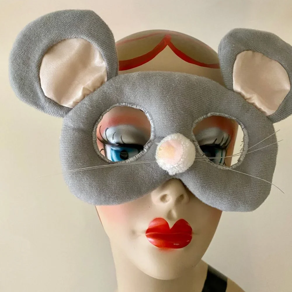 HP🌸 Vintage Handmade Mouse mask for kids Cosplay
